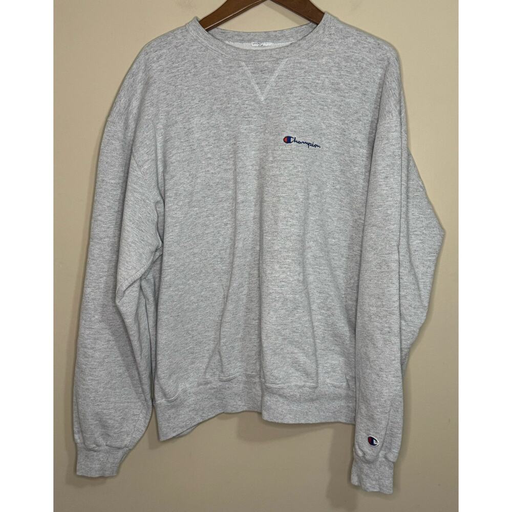 Gray Champion Sweatshirt Unisex Size XL or XXL Roomy Fit No Tags Men Women